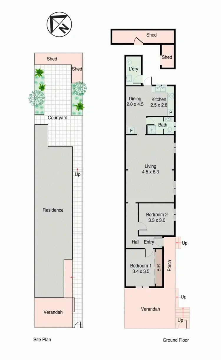 Floorplan of Homely house listing, 1 Foreman St, Tempe NSW 2044