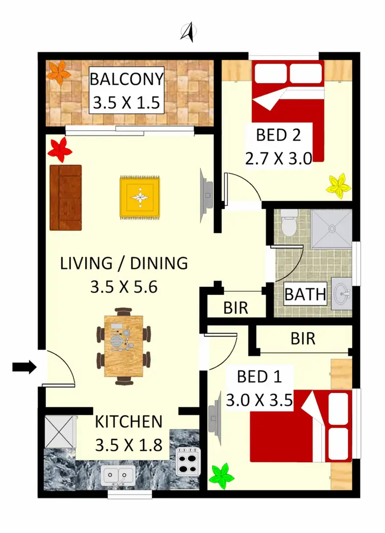 Floorplan of Homely unit listing, 9/162 Croydon Avenue, Croydon Park NSW 2133