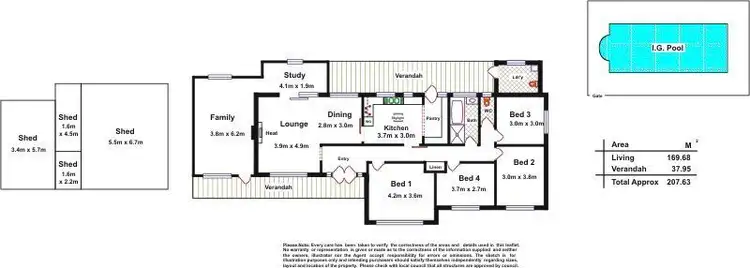 Floorplan of Homely house listing, Address available on request