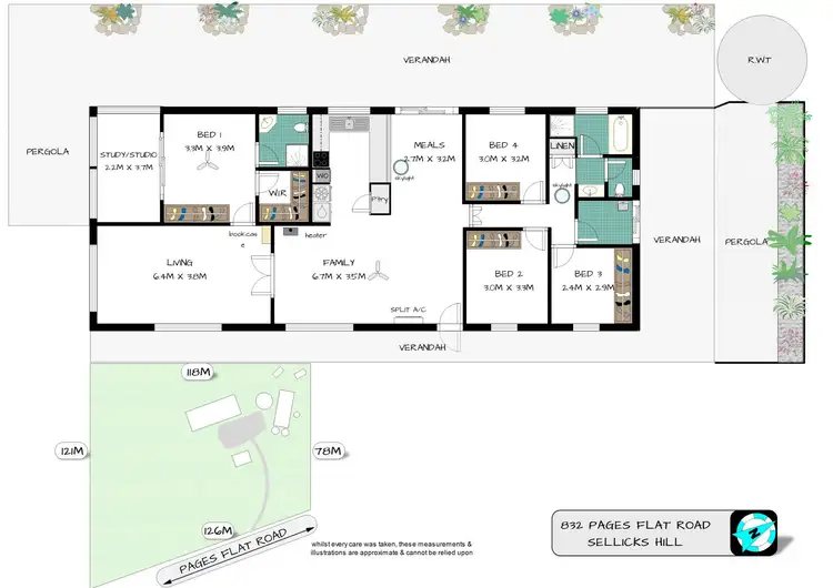 Floorplan of Homely rural property listing, 832 Pages Flat Road, Sellicks Hill SA 5174
