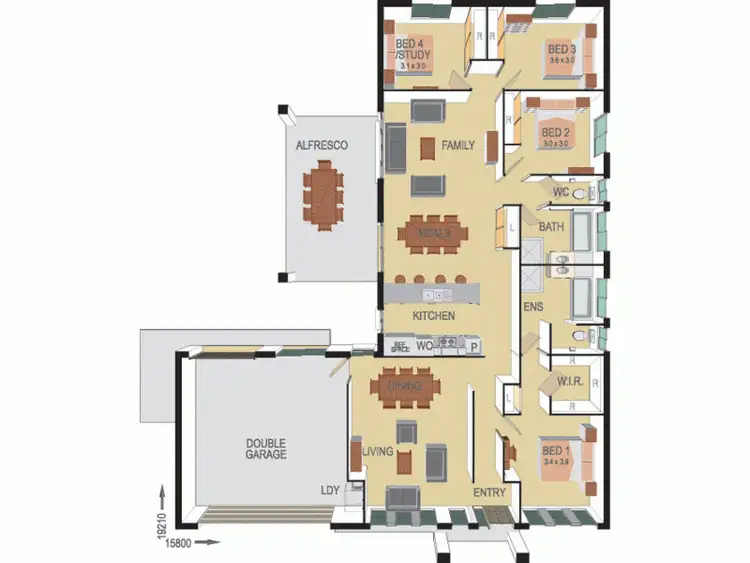 Floorplan of Homely house listing, 31 Powells Road, Yamanto QLD 4305
