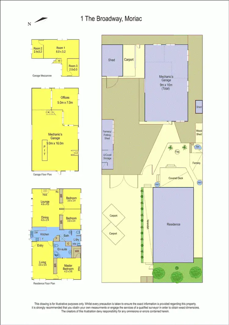Floorplan of Homely house listing, 1 The Broadway, Moriac VIC 3240