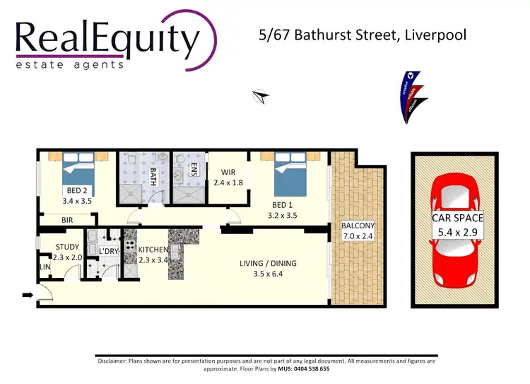 Floorplan of Homely unit listing, 5/67 Bathurst Street, Liverpool NSW 2170