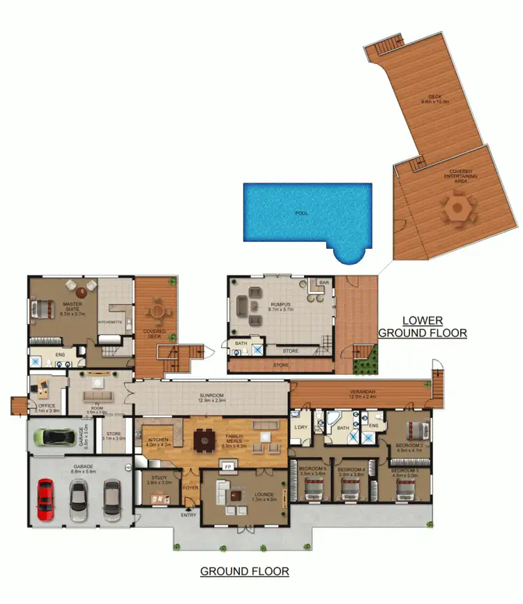 Floorplan of Homely house listing, 70 Sermelfi Drive, Glenorie NSW 2157