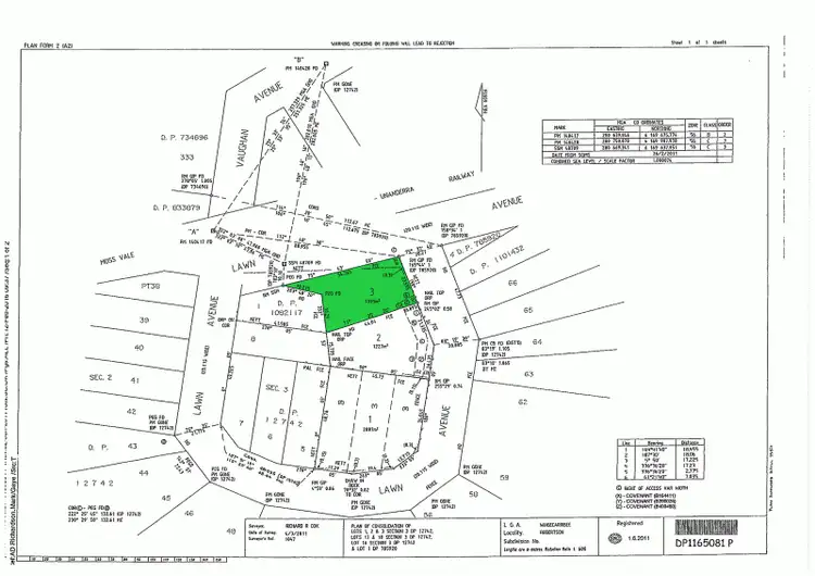 Floorplan of Homely land listing, 2 Lawn Avenue, Robertson NSW 2577