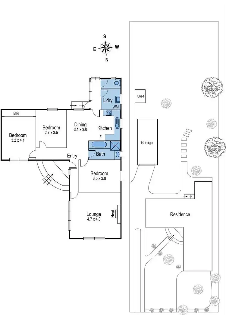 Floorplan of Homely house listing, 17 Weeroona Avenue, Hamlyn Heights VIC 3215