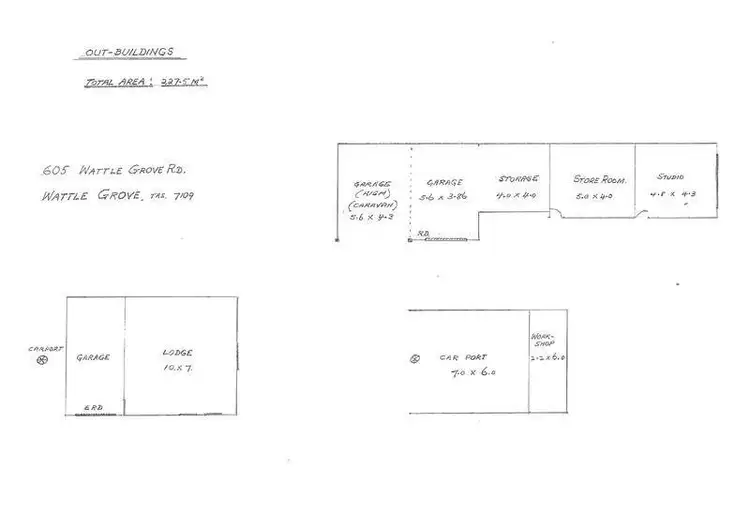 Floorplan of Homely house listing, 605 Wattle Grove Road, Wattle Grove TAS 7109