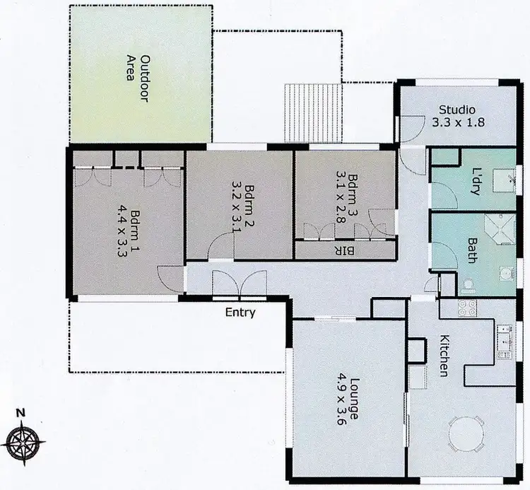 Floorplan of Homely house listing, 2a Rubicon St, Redan VIC 3350