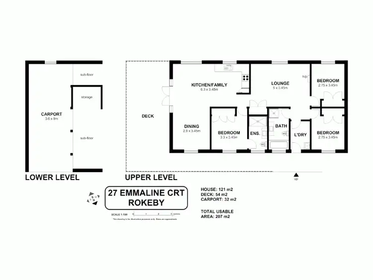 Floorplan of Homely house listing, 27 Emmaline Court, Rokeby TAS 7019