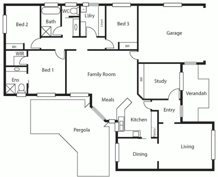 Floorplan of Homely house listing, 59 Darwinia Terrace, Rivett ACT 2611