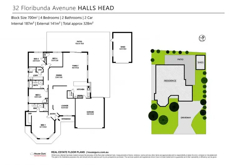 Floorplan of Homely house listing, 32 Floribunda Avenue, Halls Head WA 6210