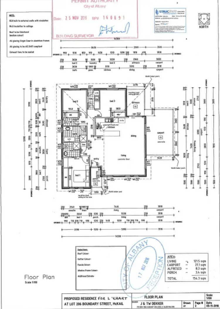 Floorplan of Homely house listing, 13 Boundary Street, Mckail WA 6330