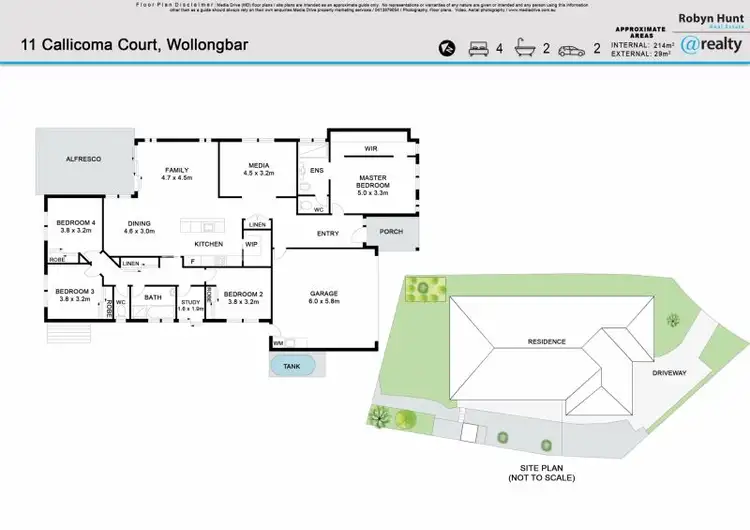 Floorplan of Homely house listing, 11 Callicoma Court, Wollongbar NSW 2477