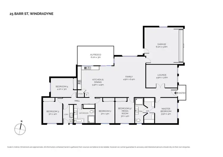 Floorplan of Homely house listing, 25 Barr Street, Windradyne NSW 2795