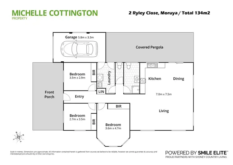 Floorplan of Homely house listing, 2 Ryley Close, Moruya NSW 2537