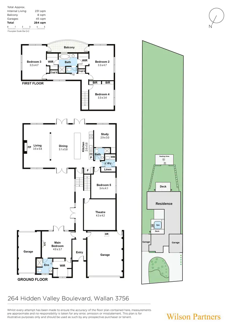 Floorplan of Homely house listing, 264 Hidden Valley Boulevard, Hidden Valley VIC 3756