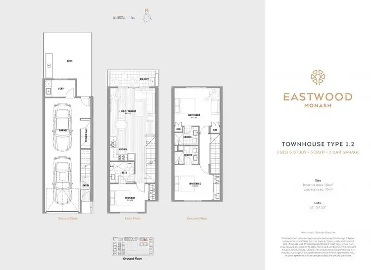 Floorplan of Homely townhouse listing, 51/29 Browns Road, Clayton VIC 3168