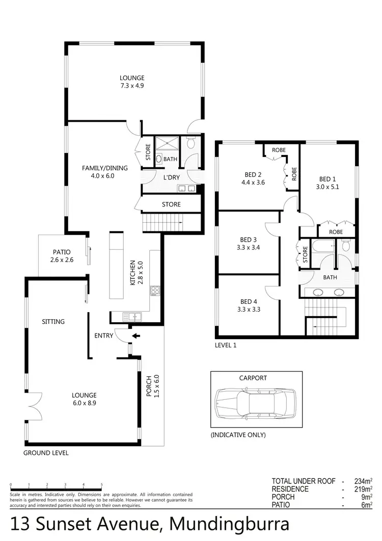 Floorplan of Homely house listing, 13 Sunset Avenue, Mundingburra QLD 4812