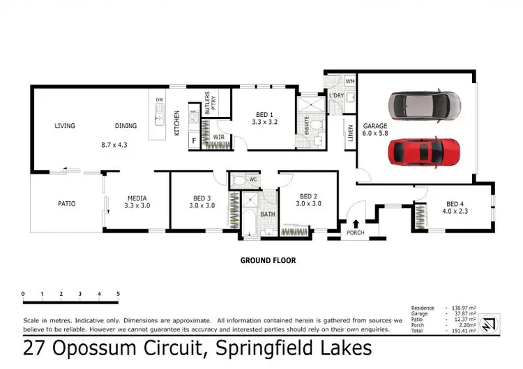 Floorplan of Homely house listing, 27 Opossum Circuit, Springfield Lakes QLD 4300