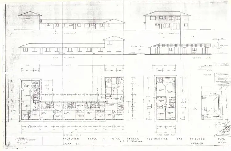 Floorplan of Homely block of units listing, 24 Zora Street, Warren NSW 2824