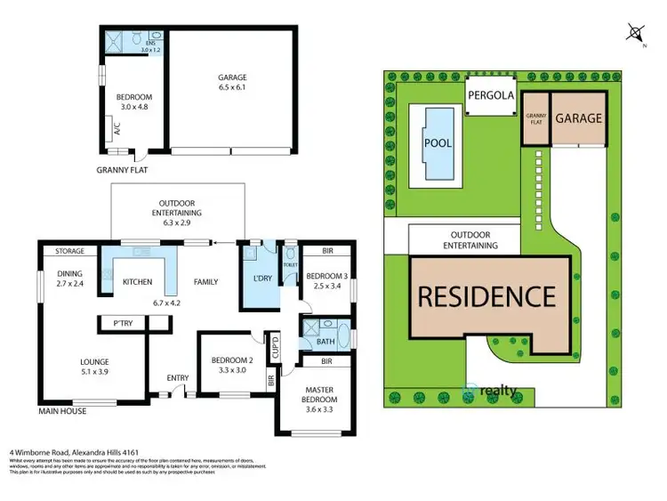 Floorplan of Homely house listing, 4 Wimborne Road, Alexandra Hills QLD 4161