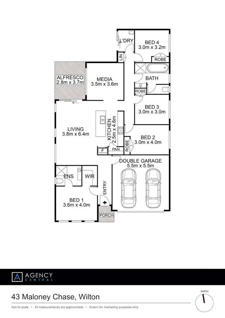 Floorplan of Homely house listing, 43 Maloney Chase, Wilton NSW 2571
