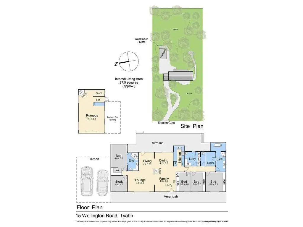 Floorplan of Homely rural property listing, 15 Wellington Road, Tyabb VIC 3913