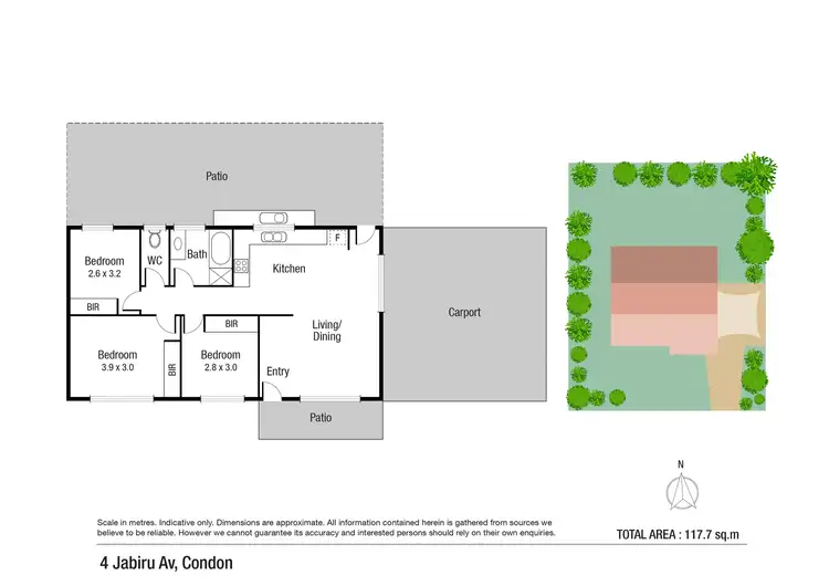 Floorplan of Homely house listing, 4 Jabiru Avenue, Condon QLD 4815