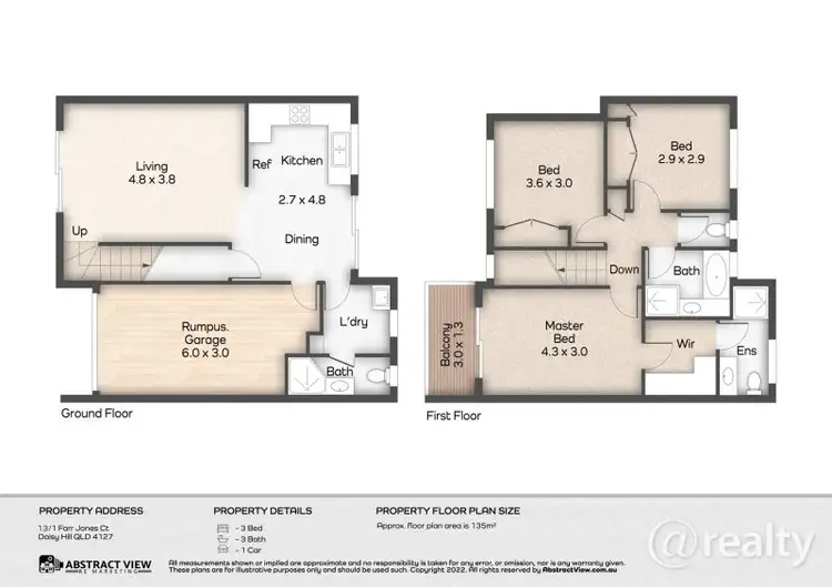 Floorplan of Homely townhouse listing, 13/1 Farr Jones Court, Daisy Hill QLD 4127