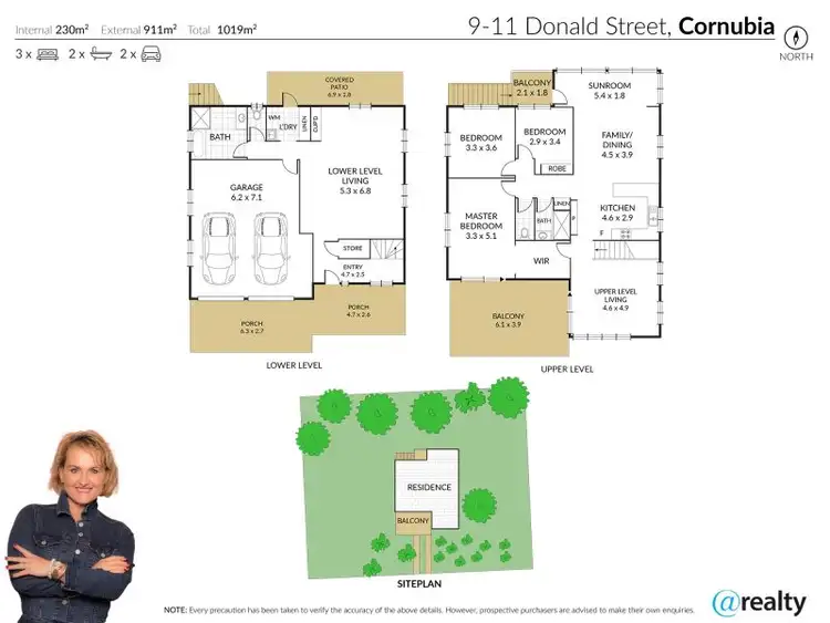 Floorplan of Homely house listing, 9-11 Donald Street, Cornubia QLD 4130