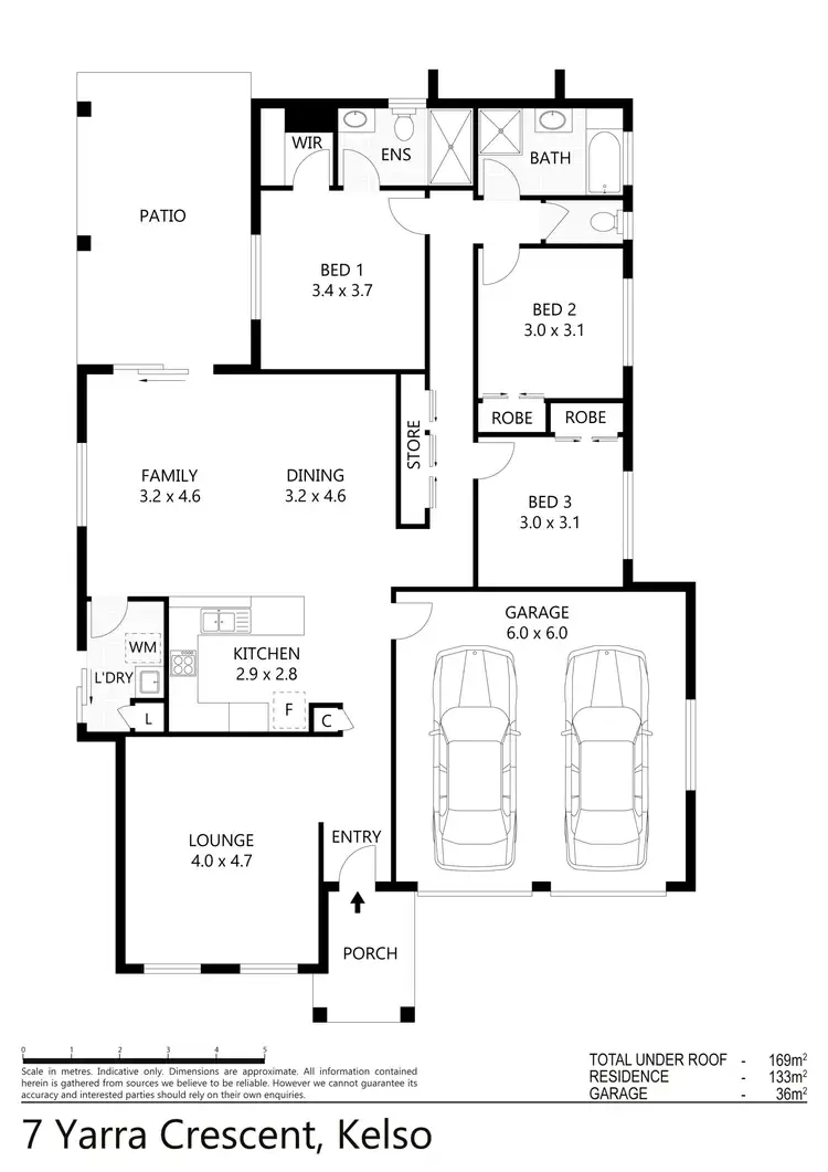 Floorplan of Homely house listing, 7 Yarra Crescent, Kelso QLD 4815