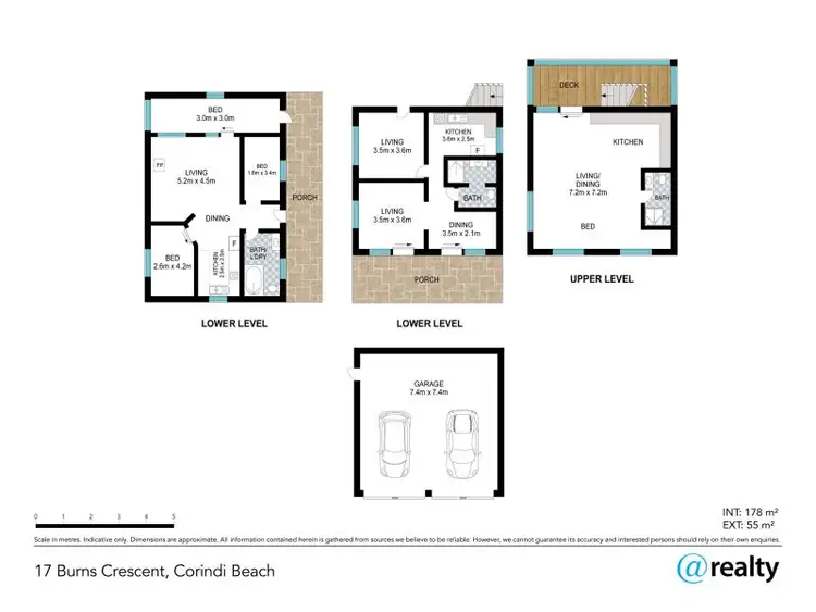 Floorplan of Homely house listing, 17 Burns Crescent, Corindi Beach NSW 2456