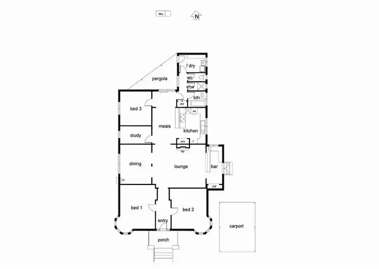 Floorplan of Homely unit listing, 1/29 Kitchener Road, Croydon VIC 3136