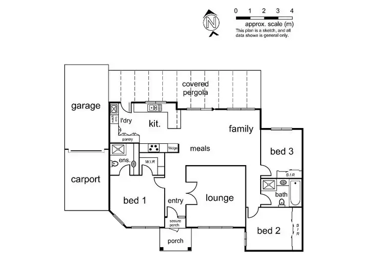 Floorplan of Homely unit listing, 2/13 Bellara Street, Doncaster VIC 3108