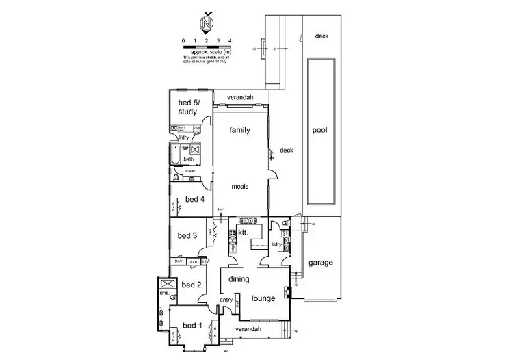 Floorplan of Homely house listing, 8 Dunfield Avenue, Mitcham VIC 3132