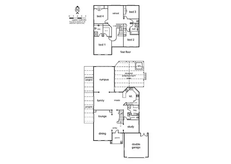 Floorplan of Homely house listing, 12 Berrywood Walk, Warranwood VIC 3134
