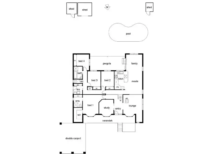 Floorplan of Homely house listing, 5 Mulsanne Way, Warranwood VIC 3134