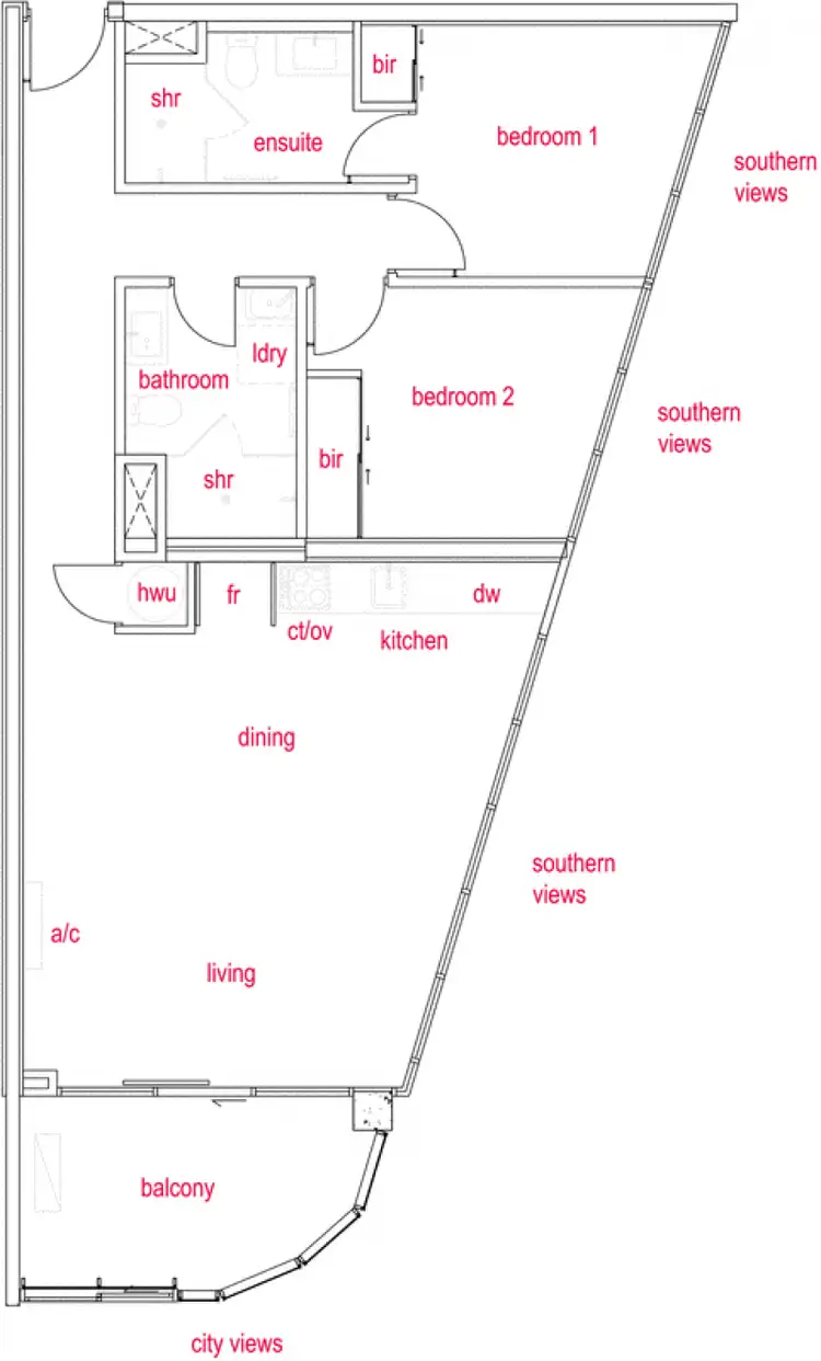 Floorplan of Homely apartment listing, 401/632-634 Doncaster Road, Doncaster VIC 3108