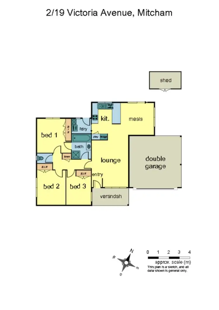 Floorplan of Homely unit listing, 2/19 Victoria Avenue, Mitcham VIC 3132