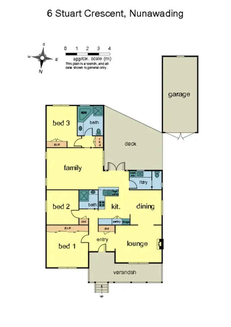 Floorplan of Homely house listing, 6 Stuart Crescent, Nunawading VIC 3131