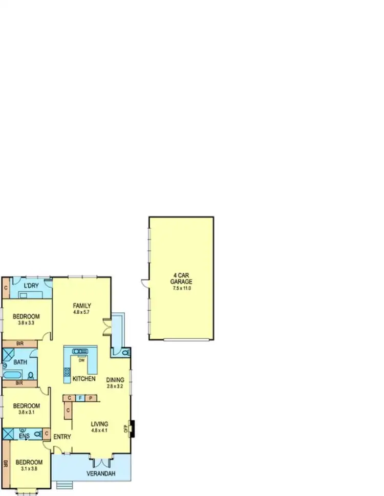 Floorplan of Homely house listing, 67 Shady Grove, Forest Hill VIC 3131