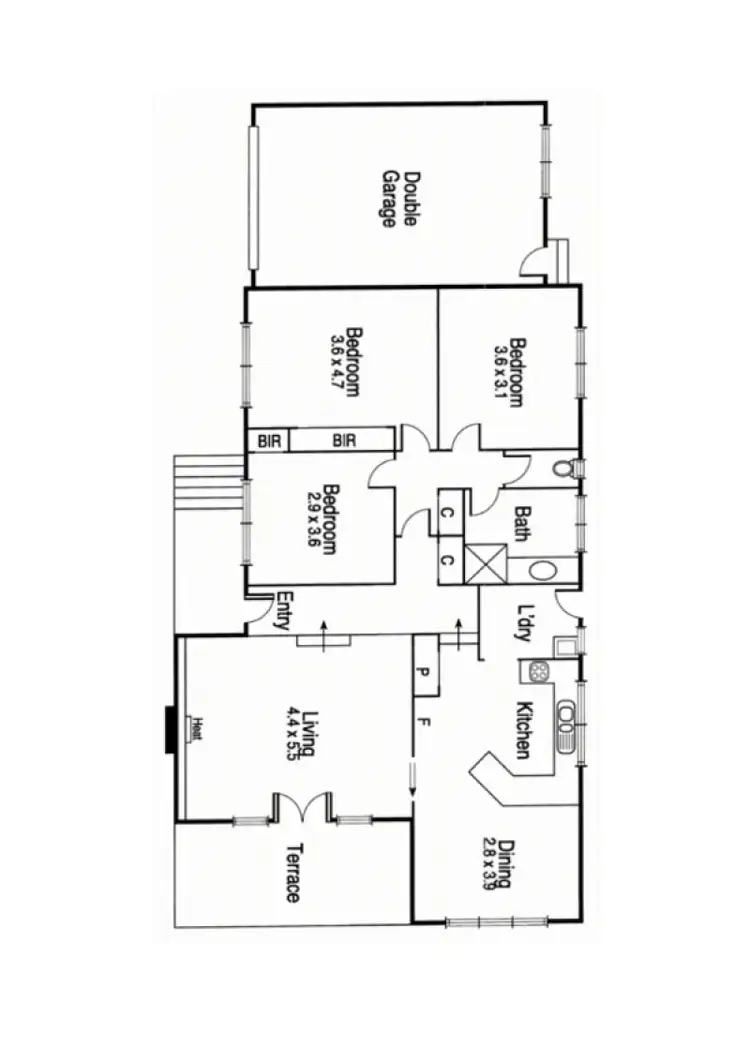 Floorplan of Homely house listing, 1 Somers Street, Mitcham VIC 3132