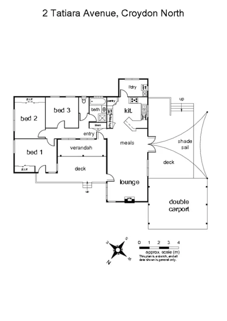 Floorplan of Homely house listing, 2 Tatiara Avenue, Croydon North VIC 3136