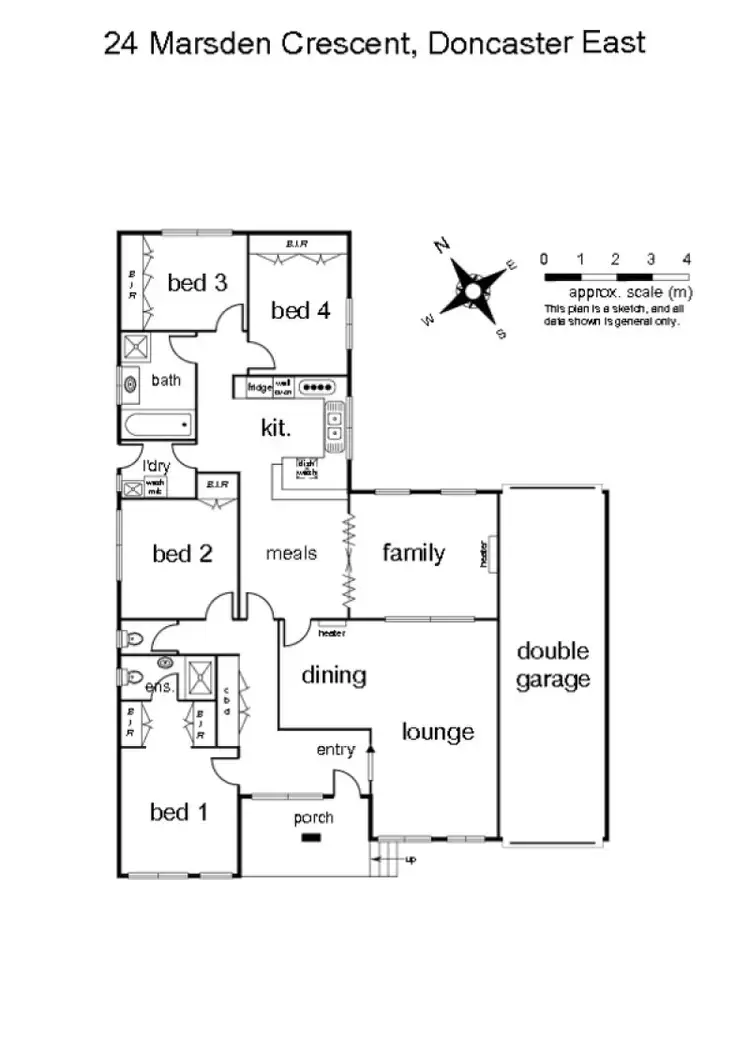 Floorplan of Homely house listing, 24 Marsden Crescent, Doncaster East VIC 3109