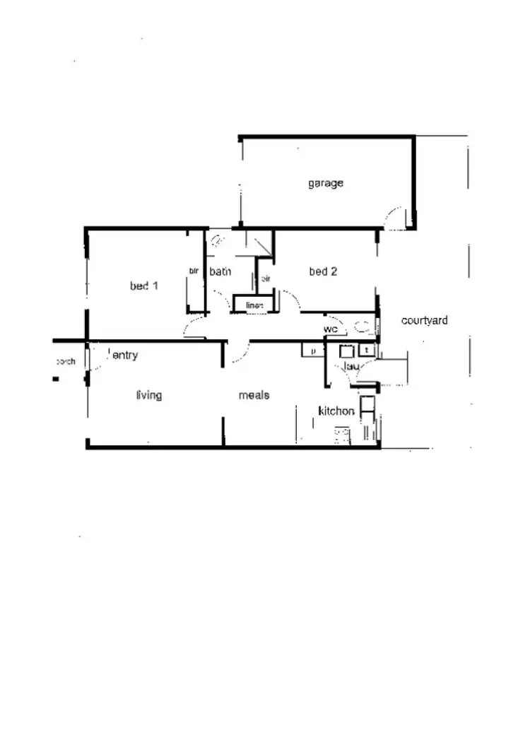 Floorplan of Homely unit listing, 2/25 Pitt Street, Ringwood VIC 3134