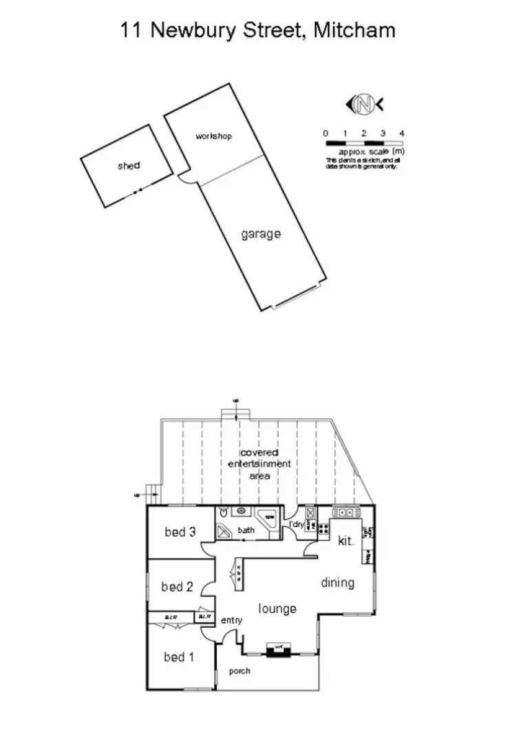 Floorplan of Homely house listing, 11 Newbury Street, Mitcham VIC 3132