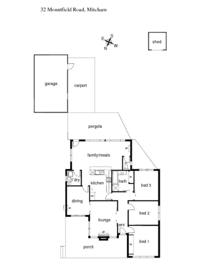 Floorplan of Homely house listing, 32 Mountfield Road, Mitcham VIC 3132