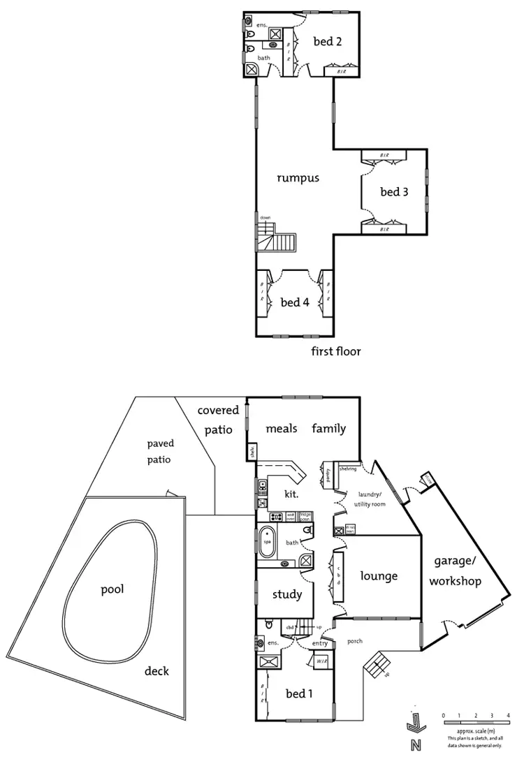Floorplan of Homely house listing, 18 Basingstoke Road, Mitcham VIC 3132