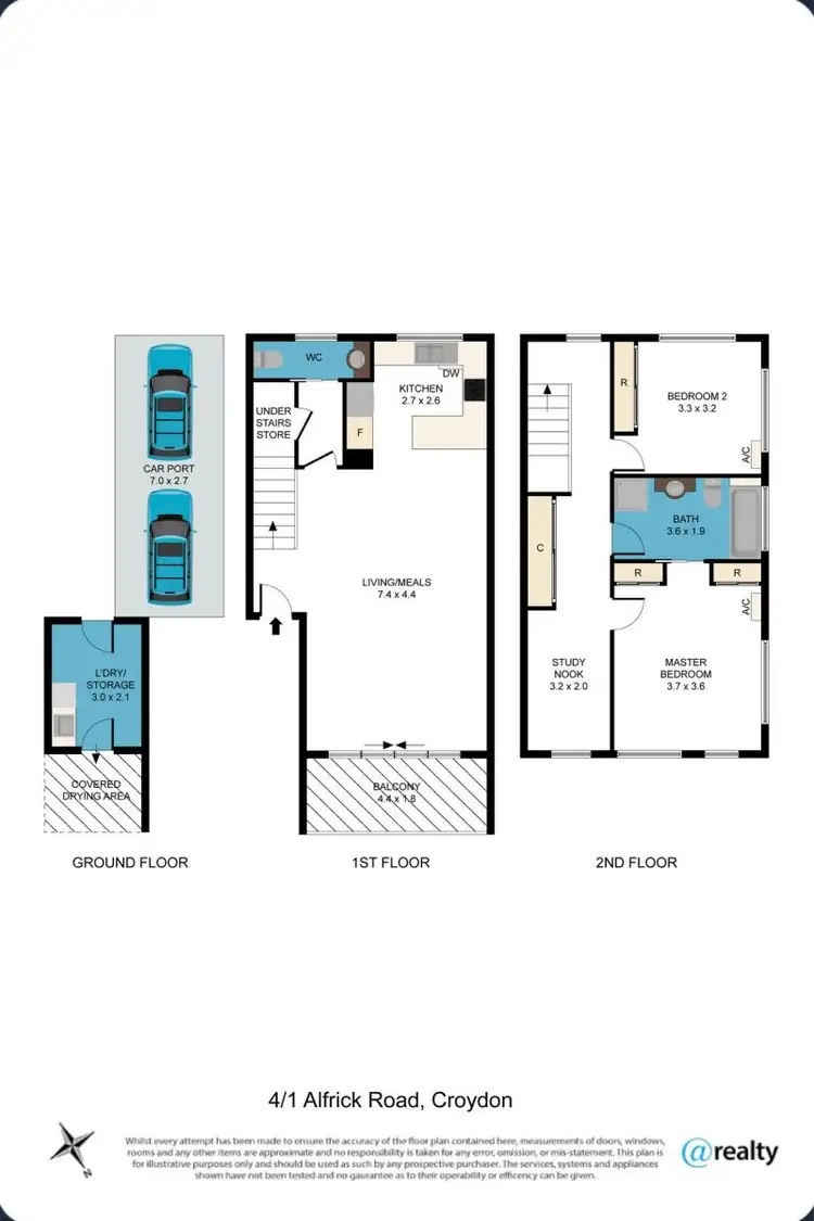 Floorplan of Homely apartment listing, 4/1 Alfrick Road, Croydon VIC 3136