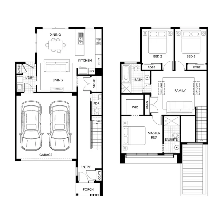 Floorplan of Homely townhouse listing, Lot 17 Wanderer Circuit, Wollert VIC 3750